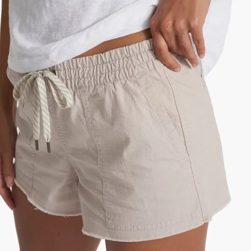 Vuori Women's Suede Cargo Shorts